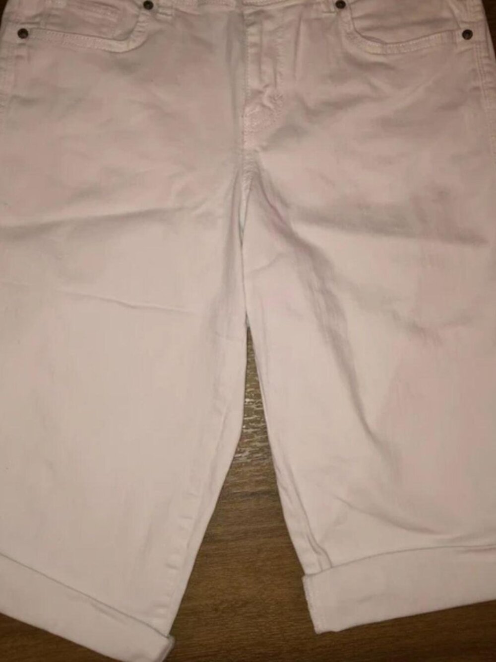 Style & Co Women's White and Cream Jeans